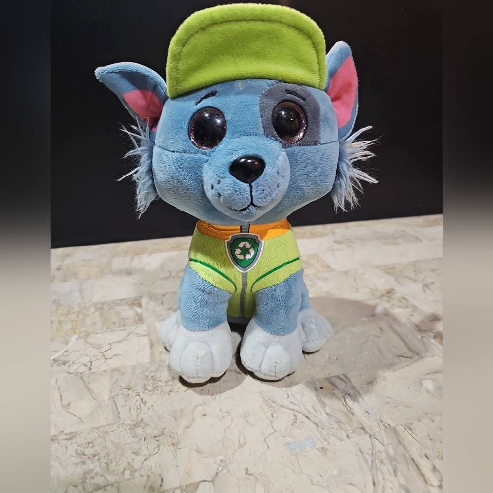 Ty Beanie Buddies Soft Toy Paw Patrol ROCKY 9 inch‎